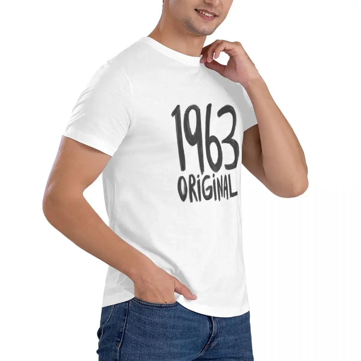 Herren T-Shirt Original 1963 Shirt Unisex Streetwear Tank Top 100% Baumwolle