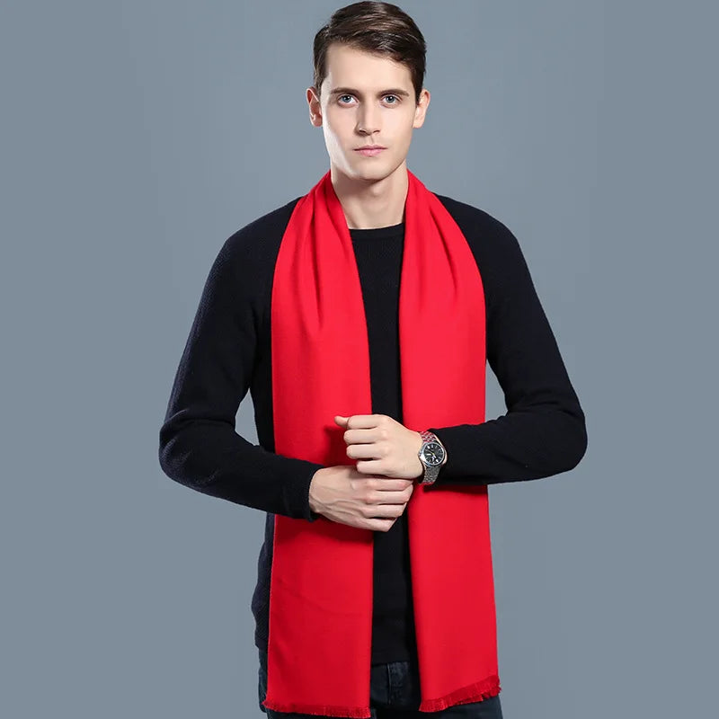 Herren Schal Winterschal Stola Schlauchschal Halstuch Wollschal Strickschal Loop