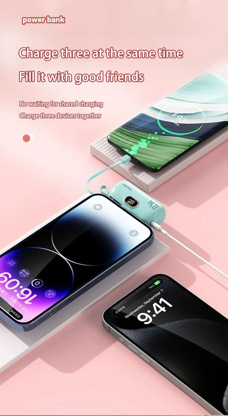 POWER BANK UNIVERSALE 300000mAh BATTERIA ESTERNA 2 USB 1 MICRO USB 1 TYPE-C