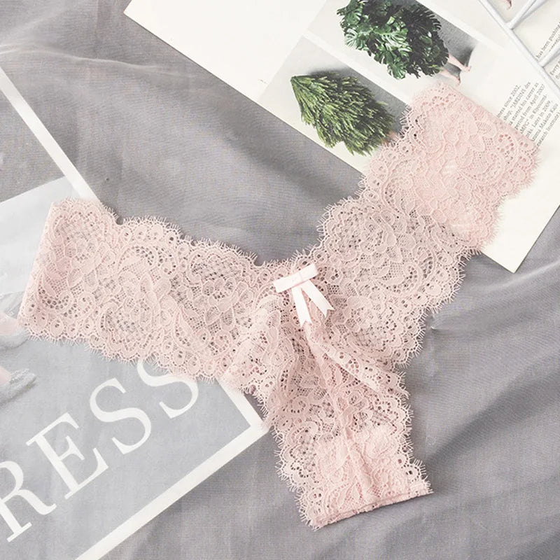 Frauen Spitze Tanga String Höschen Sexy Schlüpfer Slip Dessous Unterwäsche