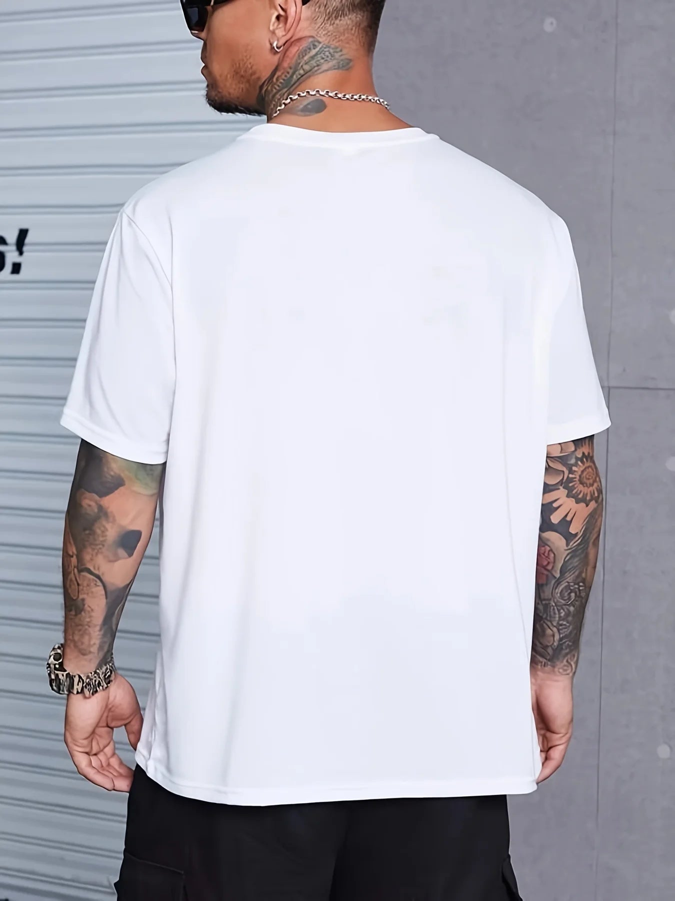 Herren T-Shirt Los Angeles Shirt Rundhals Streetwear Tank Top Hemd Polohemd