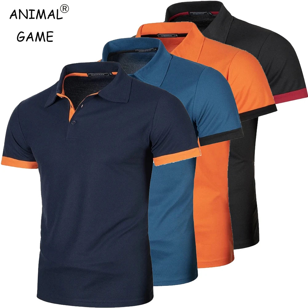 Herren Poloshirt POLO Shirt T-Shirt Kurzarm Zipper Hemd Fashion Polohemd Top NEU