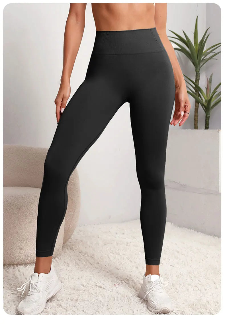 Frauen Nahtlose Hüfte Hose Sport Leggings Push-Up Yoga Gym Fitness Kleidung