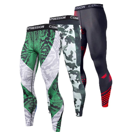 Herren Leggings Sporthose Jogginghose Trainingshose Lauf Hose Kompressionshose