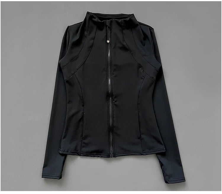 Felpa Donna Giacca Sportiva Con Zip Tuta Maniche Lunghe Cappuccio Maglia Shirt