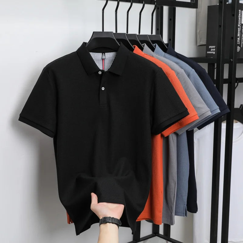 Herren Poloshirt POLO Shirt T-Shirt Kurzarm Zipper Hemd Fashion Polohemd Top NEU