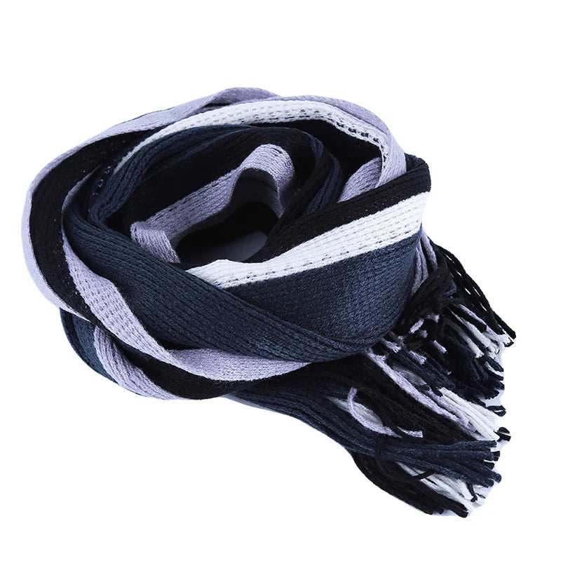 Herren Schal Winterschal Stola Schlauchschal Halstuch Wollschal Strickschal Loop