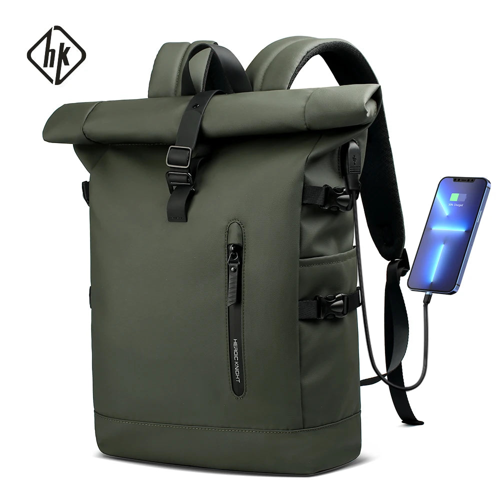 Kurierrucksack RollTop Rucksack Herren 36-55L wasserdicht Laptop Tasche Damen