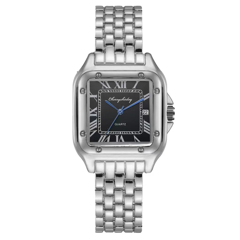 Damen Armbanduhr Armband Uhren Luxus Quarz Uhr Silber Gold Business Quarzuhr