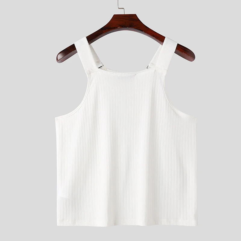 Herren Oberteil Ärmellos Tank Top Sexy Shirt Clubwear Muskel T-Shirt Unterhemd