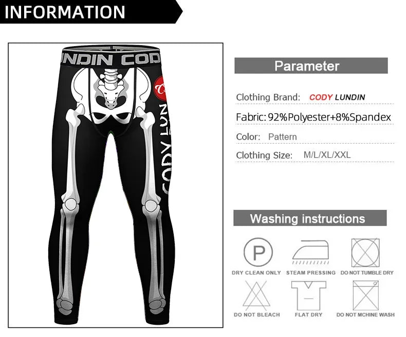 Herren Leggings Sporthose Jogginghose Trainingshose Lauf Hose Kompressionshose