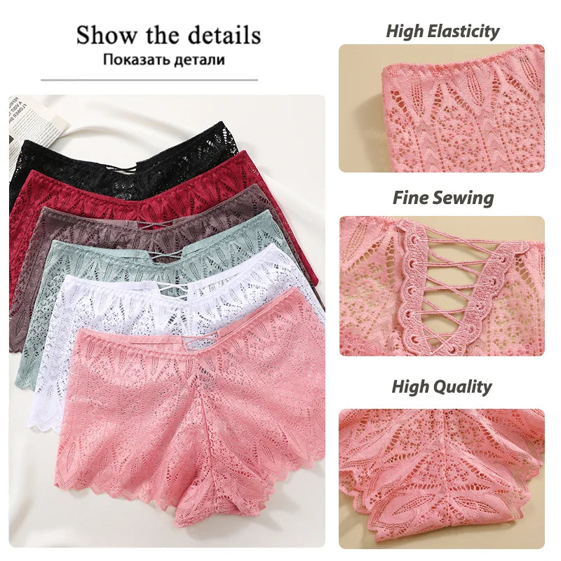 3 Stk Frauen Spitze Tanga String Höschen Sexy Schlüpfer Slip Dessous Unterwäsche