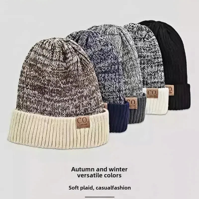 Warme Herren Damen Wintermütze Woll Mütze Fashion Strickmütze Kappe Hut Unisex