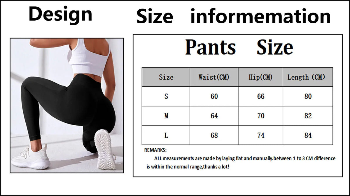 Yoga Leggings Push Up Damen Sport Hose Fitness Gym Stretch Leggins Jogginghose