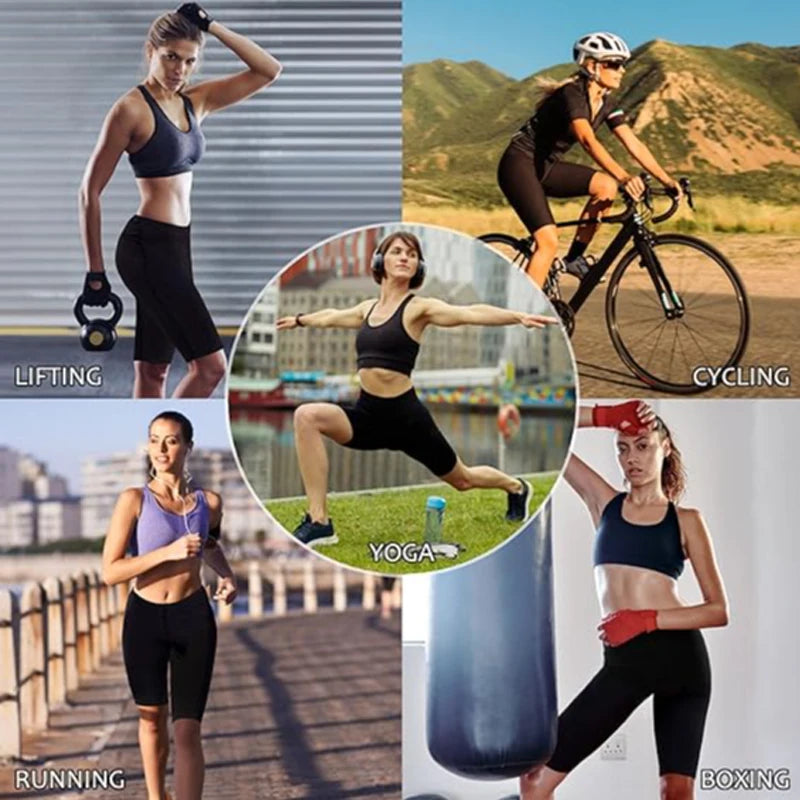 Damen Neopren Sauna Hose Schwitzhose Yogahose Thermoeffekt Abnehmen Hose Leggins