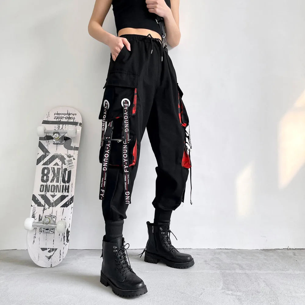 Hosen Damen Schlupfhose Ballonhose Pumphose Jogginghose Sweatpants Streetwear
