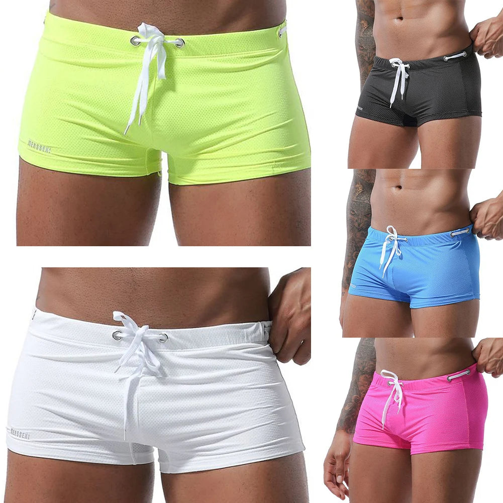 Costume Mare Uomo Pantaloncini corti Boxer Shorts Bagno Slip Interno Piscina