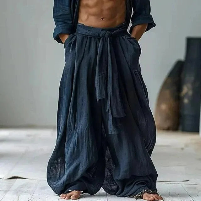 Männer Hose Haremshosen Pumphosen Pluderhosen Hosenrock Herrenrock Kilt Jogger