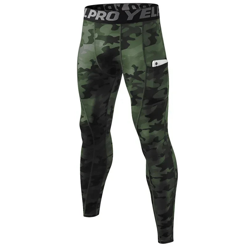 Herren Leggings Sporthose Jogginghose Trainingshose Lauf Hose Kompressionshose