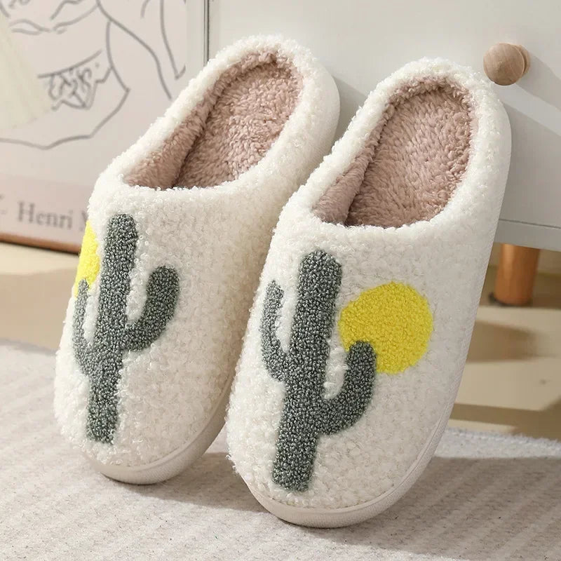 Damen Hausschuhe Pantoffeln Winterschuhe Plüsch Samt Slippers Wärme Gefütterte