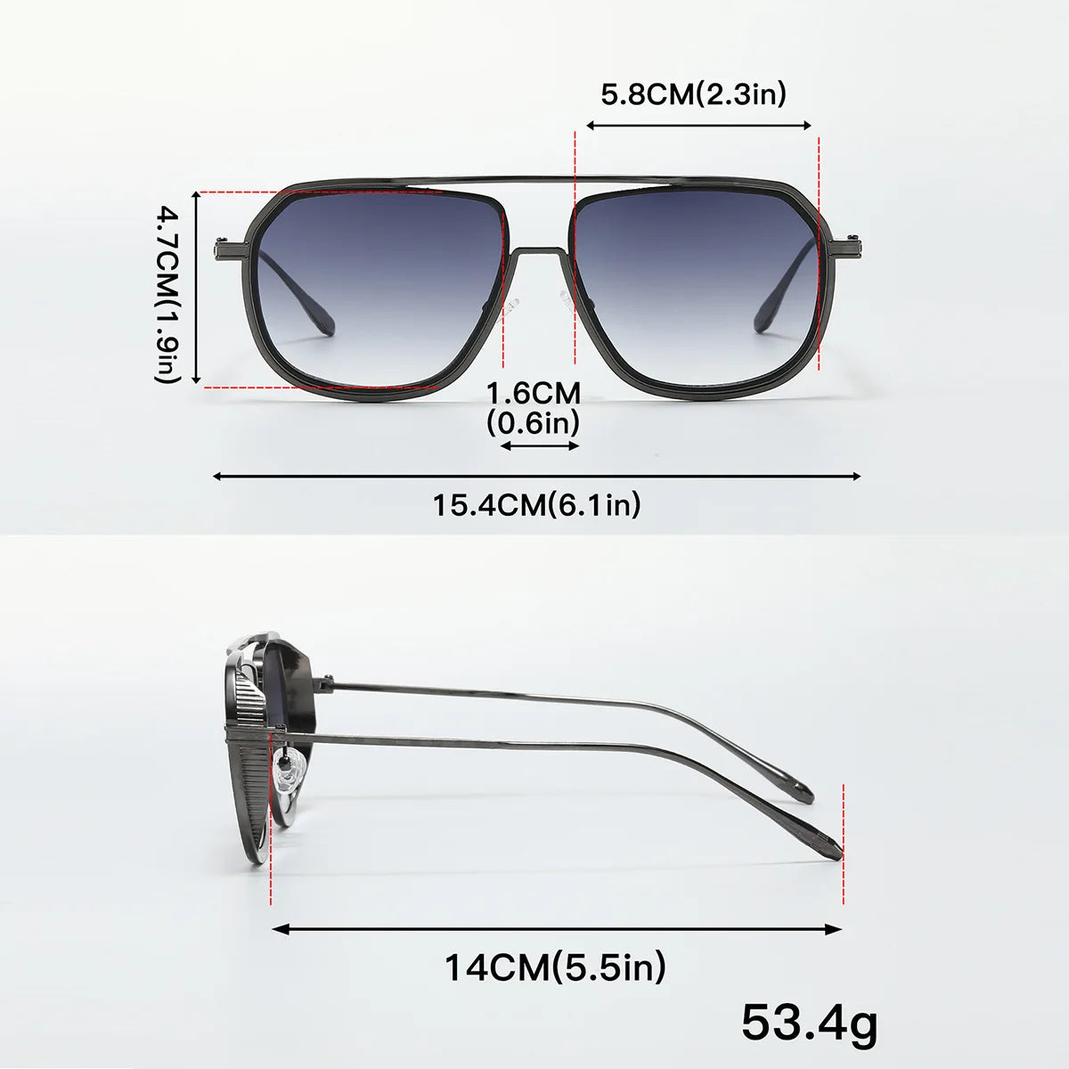 Herren Sonnenbrille Designer Luxus Männer Vintage Brille Pilotenbrille UV400