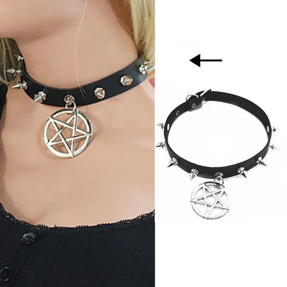 Sexy Halsband Harness Kette BH Gürtel  Punk Goth Frauen Bdsm Bondage Chocker