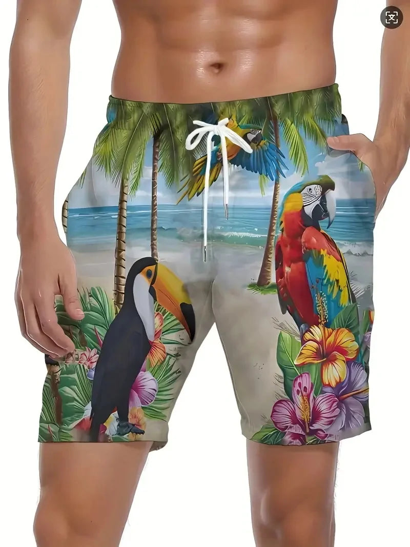 Herren Badehose Badeshort Kurze Hose Shorts Schwimmhose 100% Polyester NEU