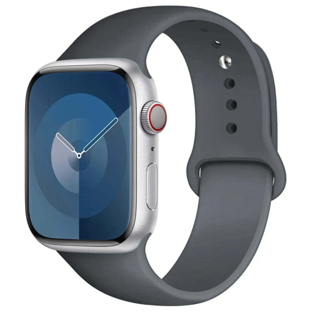Silikon Armband für Apple Watch Series 9 8 7 6 5 4 3 SE Ultra Sport Band iWatch