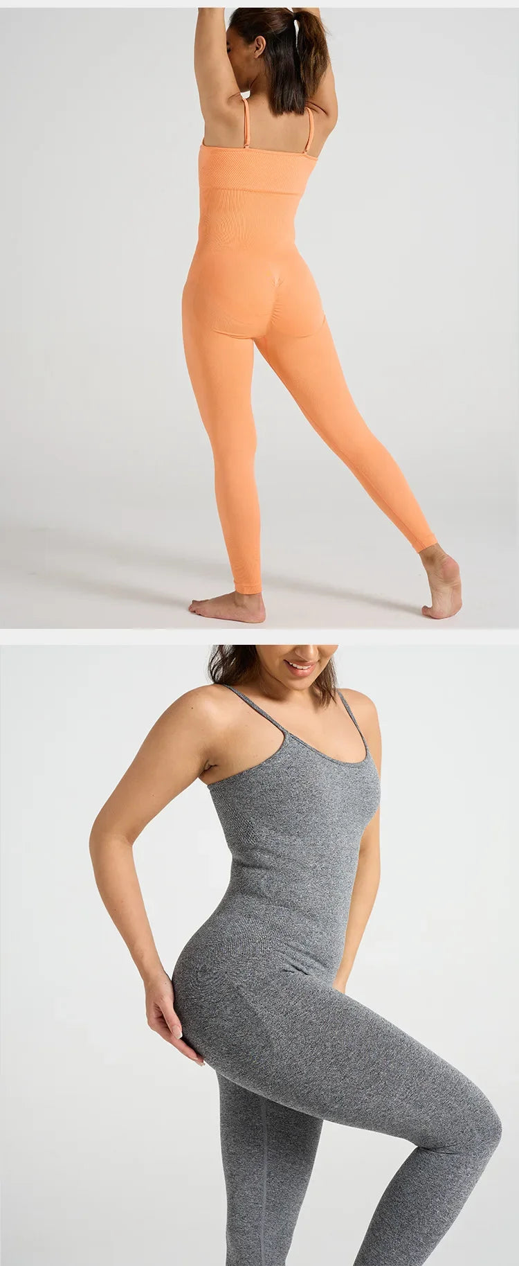 Yoga Fitness Overalls Jumpsuit Gym Stretch Leggings Jogging Anzug Top Push Up