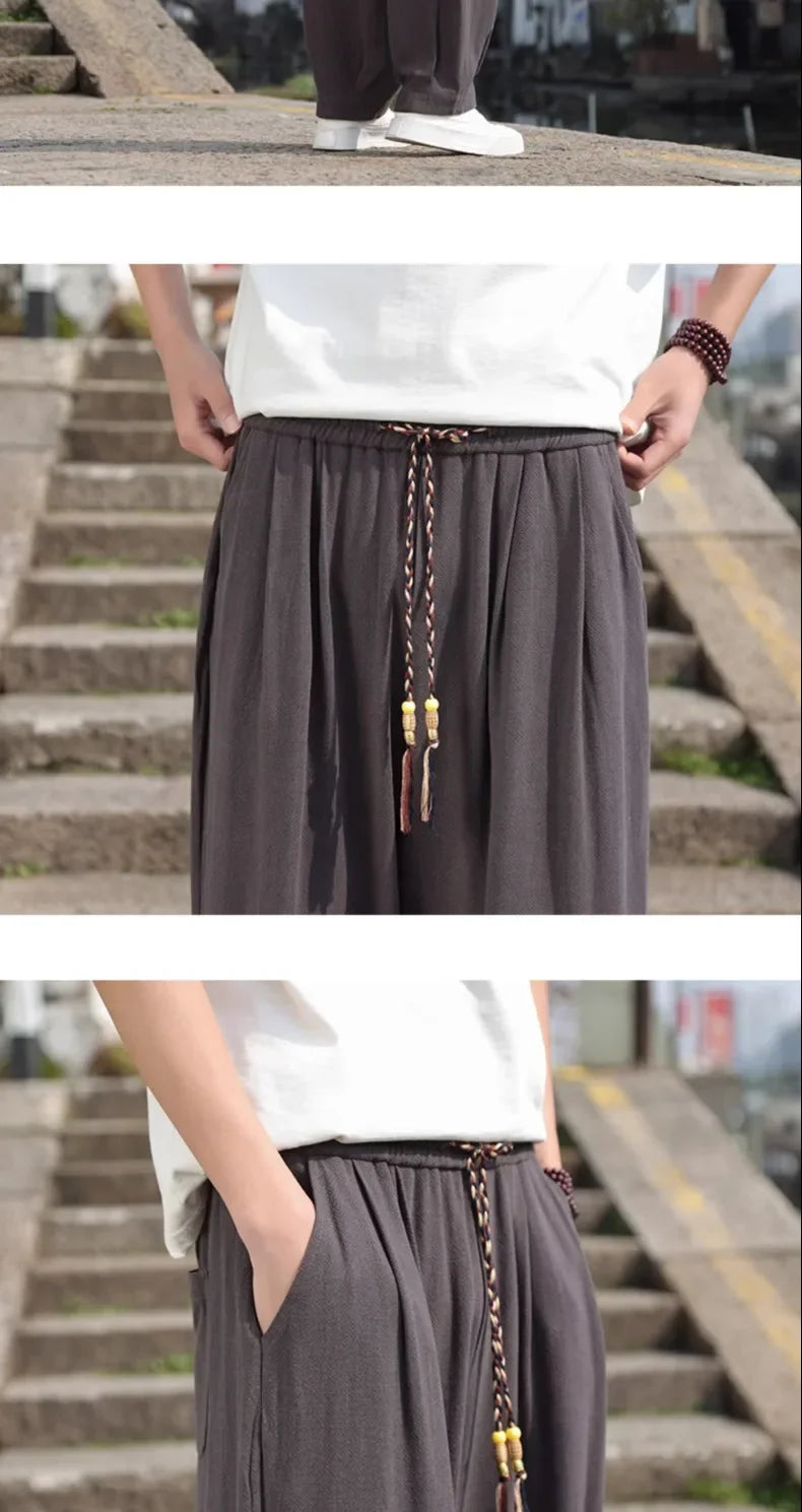 Männer Hose Haremshosen Pumphosen Pluderhosen Hosenrock Herrenrock Kilt Jogger
