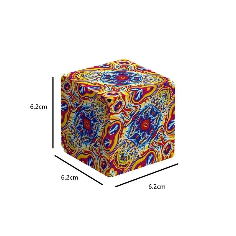 Zauberwürfel Anti Stress Spielzeug magnetischer 3D Drehwürfel Magischer Würfel