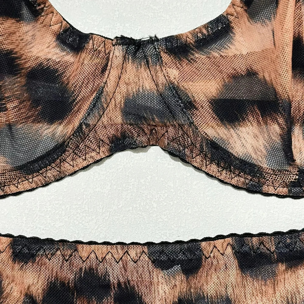 Push-Up Sexy BH-Set + Slip Unterwäsche Spitze Dessous Reizwäsche Tanga Schlüpfer