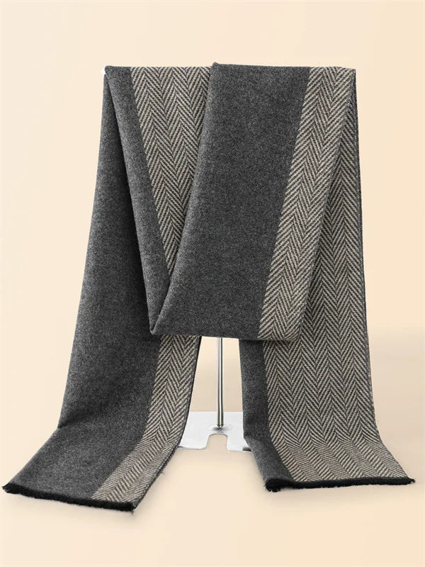 Herren Schal Winterschal Stola Schlauchschal Halstuch Wollschal Strickschal Loop