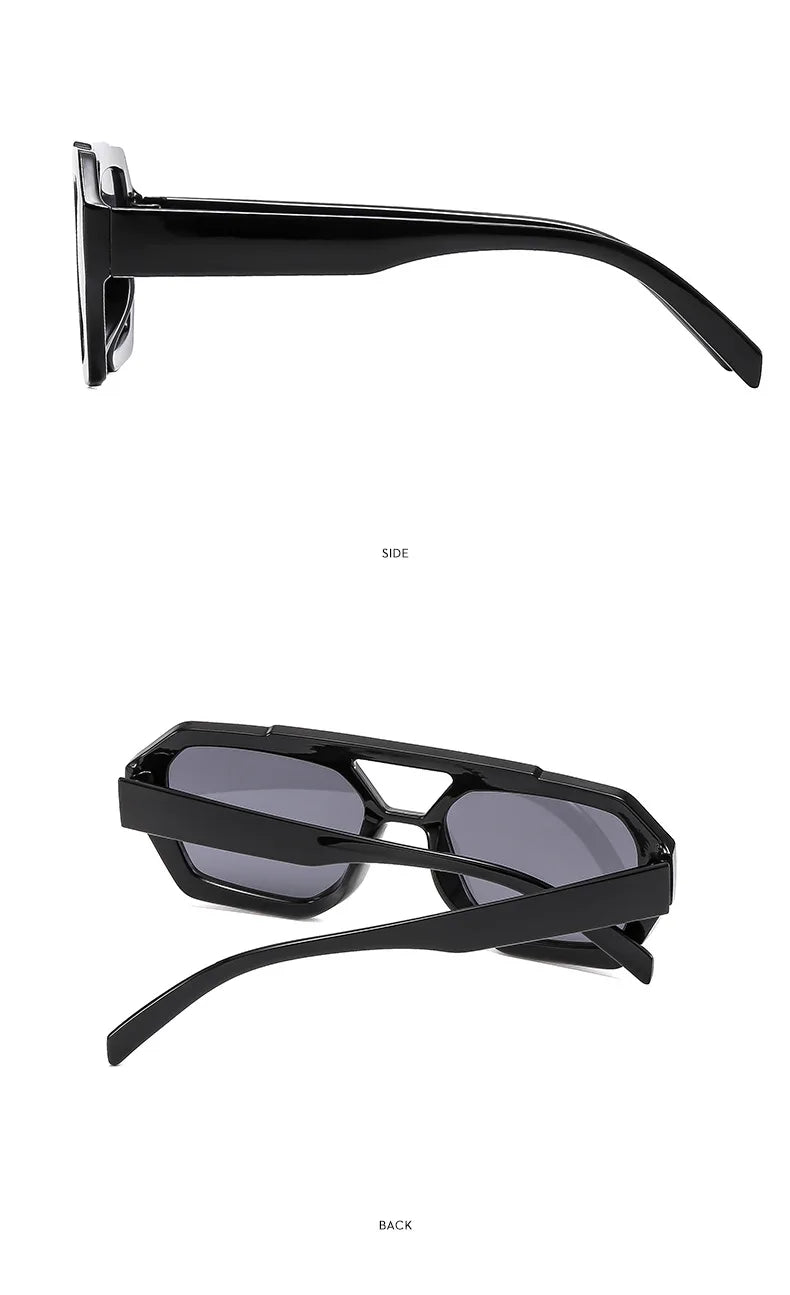 Occhiali da sole ovali oversize per donna e uomo Fotocromatici Polarizzati UV400