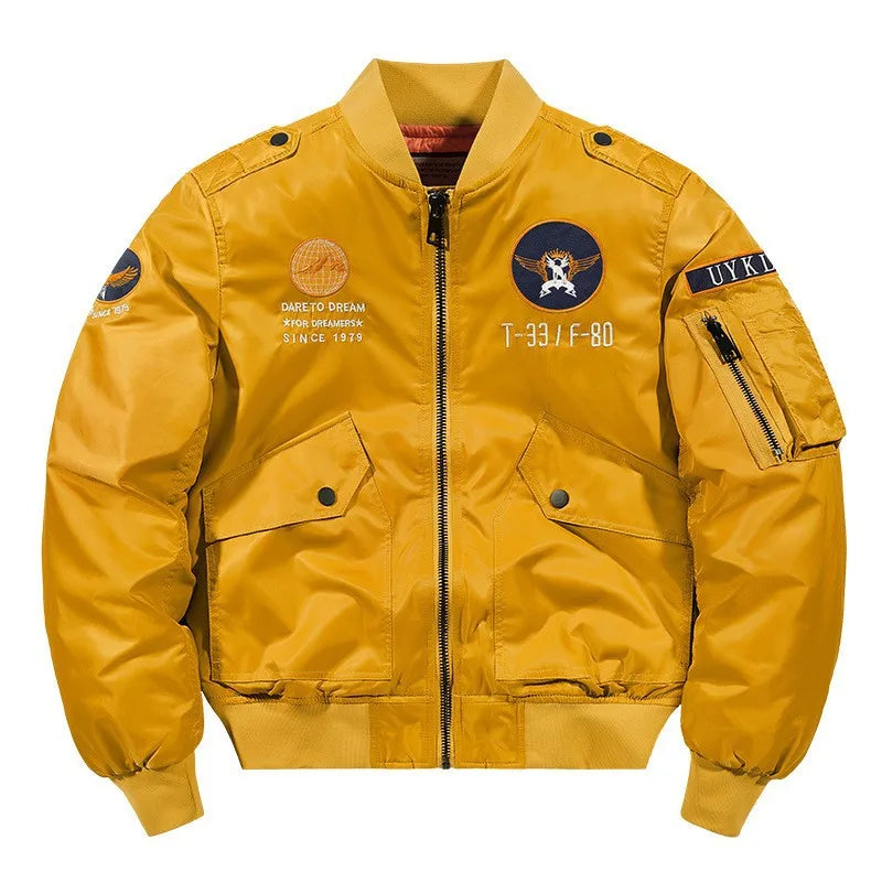 MA-1 Bomber Jacke Fliegerjacke Baseball Pilotenjacke Baseballjacke Air Force
