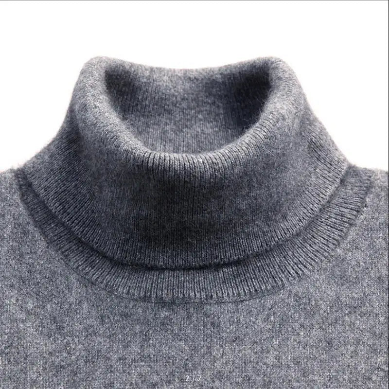 Herren Rollkragen Pullover Sweatshirt Leichter Pulli Sweater Shirt Langarmshirt