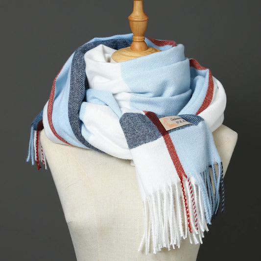 Damen Schal Winterschal Stola Schlauchschal Halstuch Wollschal Strickschal Loop