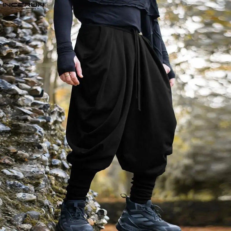 Männer Hose Haremshosen Pumphosen Pluderhosen Hosenrock Herrenrock Kilt Jogger