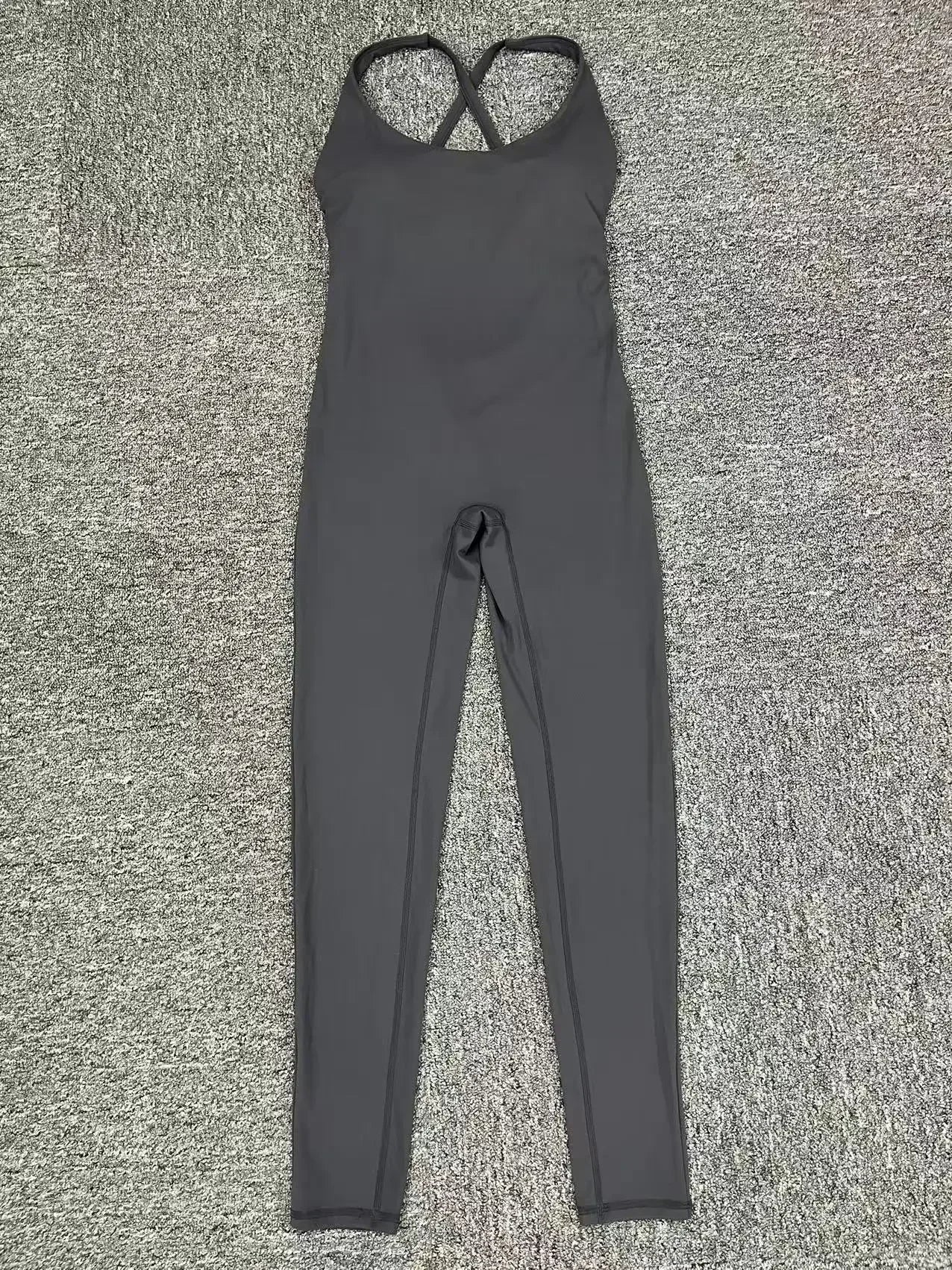 Tuta intera Sportiva Donna Rompers Pantaloni Yoga Palestra Sexy Jumpsuit Tutina