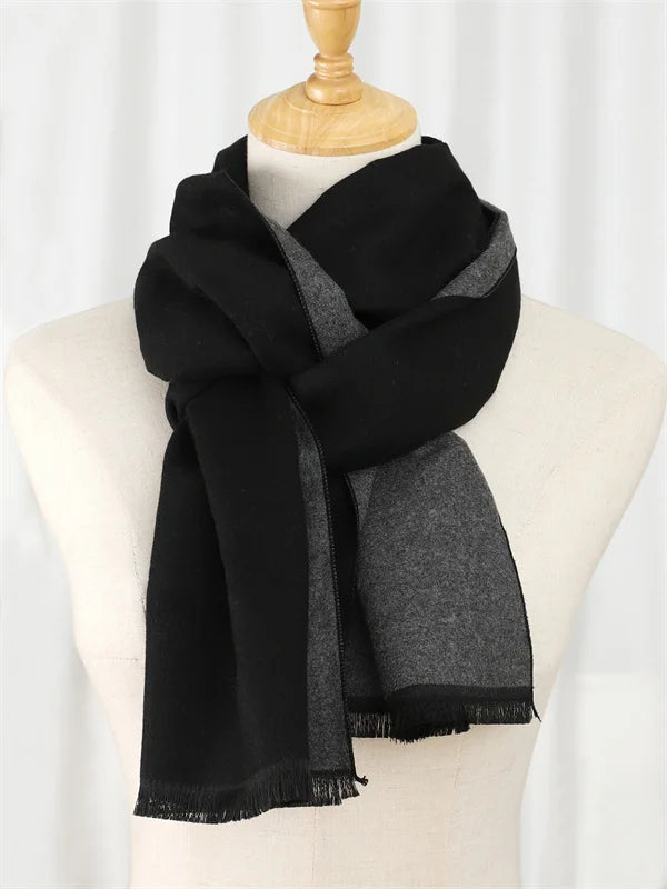 Herren Schal Winterschal Stola Schlauchschal Halstuch Wollschal Strickschal Loop