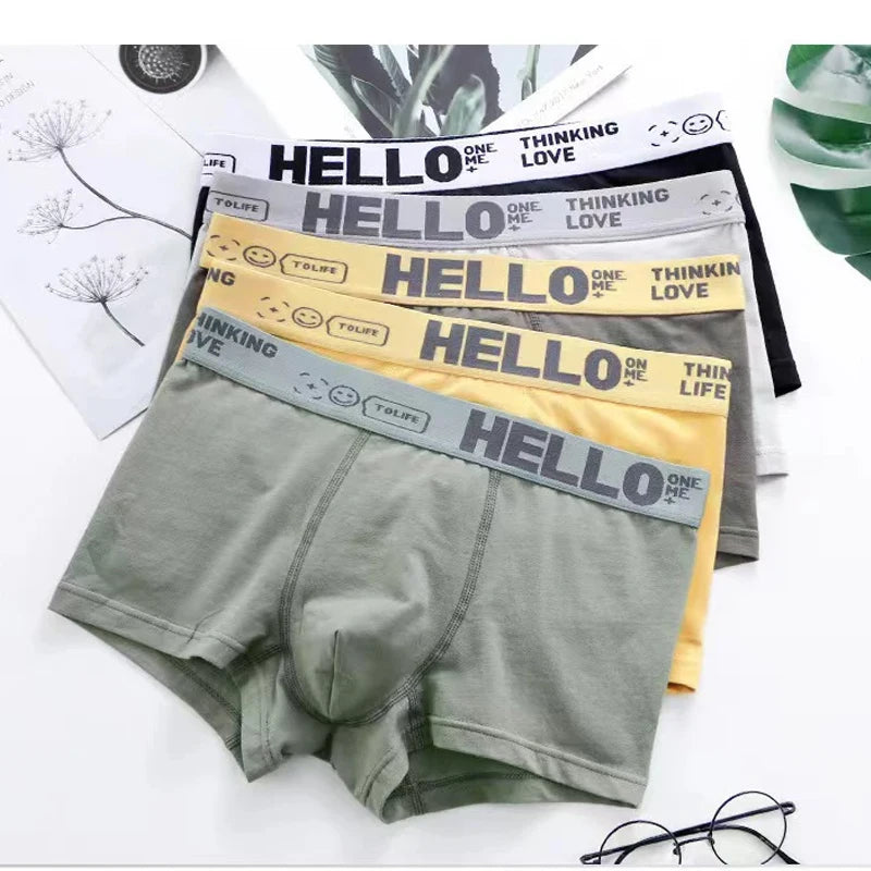 6 Pezzi Boxer Uomo Mutande Elasticizzato Slip Intimo vari colori Pantaloncino