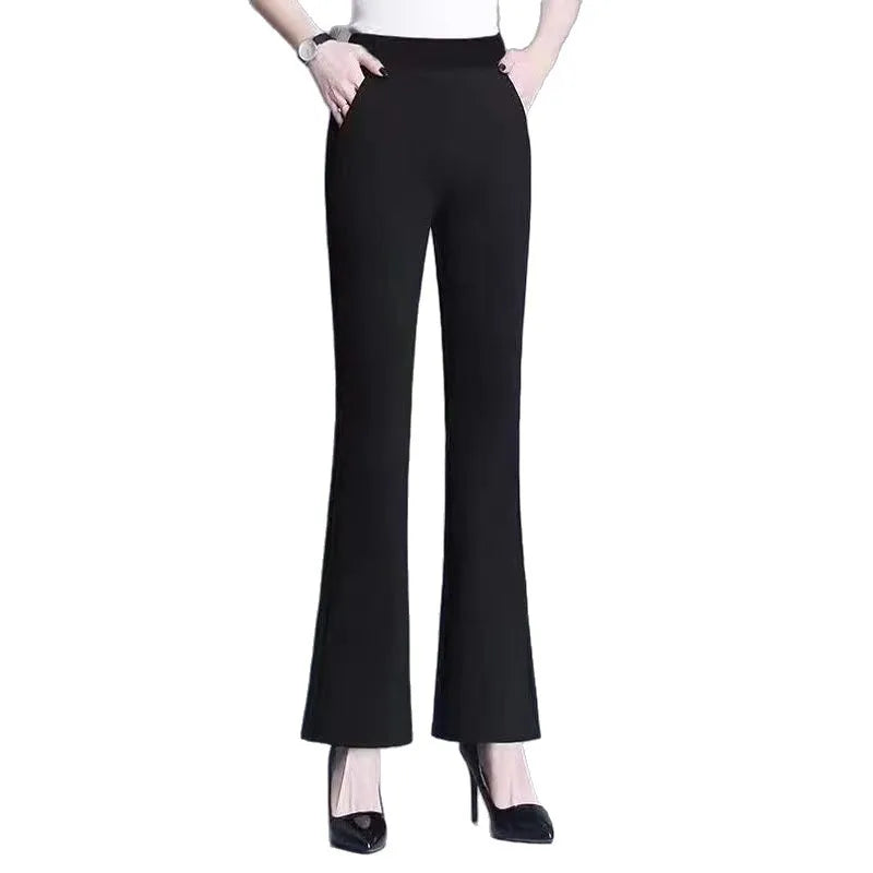Damen Winter Warm Thermo Schlaghose Hose Innenfleece Stretch Hosen Leggins