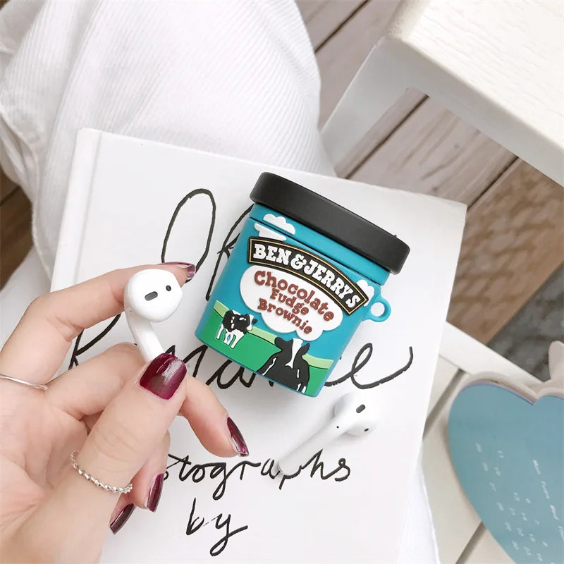 Schutzhülle Cartoon Apple AirPods Pro 1 2 3  Silikon Hülle Case Klapphülle Cover