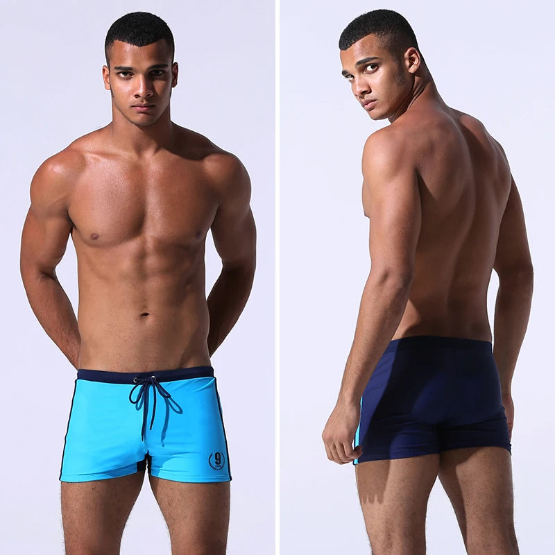 Heiße Badebekleidung Herren Atmungsaktive Badeanzüge Mann Badehose Boxershorts Sunga Badeanzüge Maillot De Bain Strandshorts