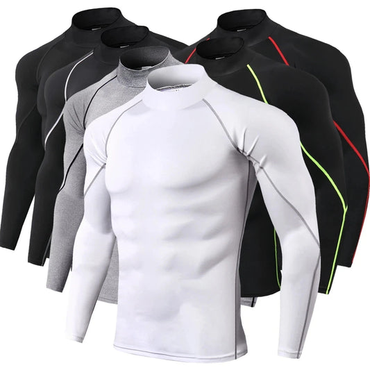 Herren Sport T-Shirt Laufshirt Trikot Kompressionsshirt Funktionsshirt Hemd Top