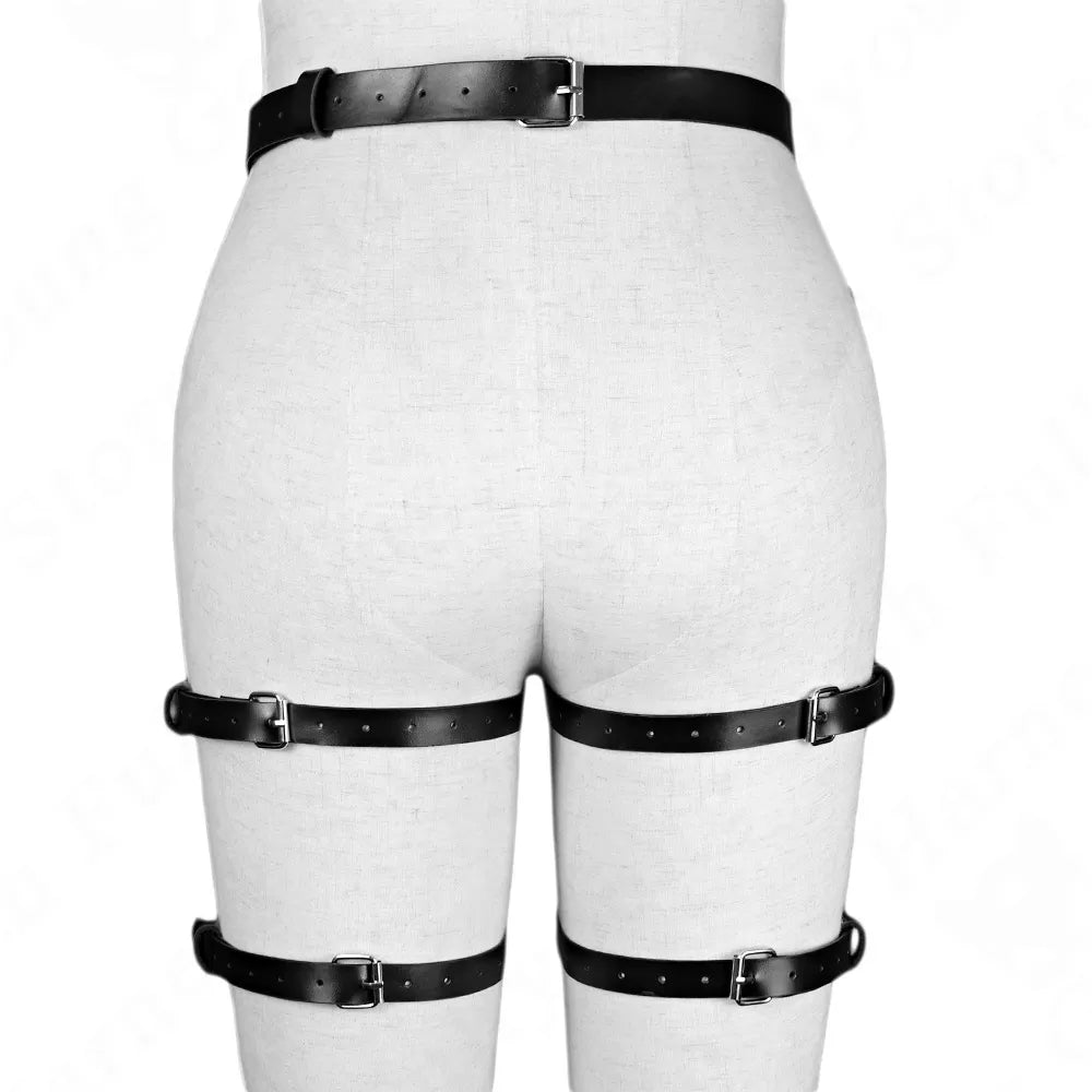 Sexy Harness Kette BH Gürtel Toys Gothic Fetish Frauen Bdsm Bondage Dessous