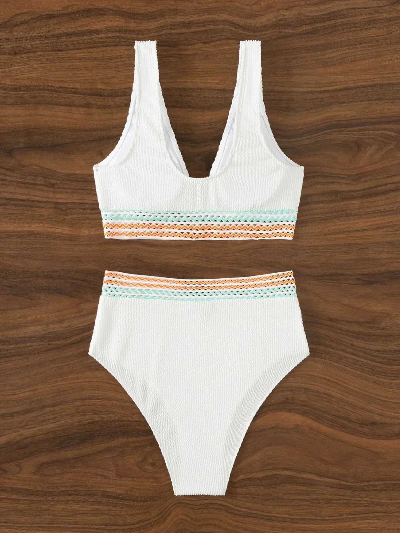 Frauen Bademode Böhmisch Bikini Set Sexy Push Up Badeanzug Damen Tanga NEU