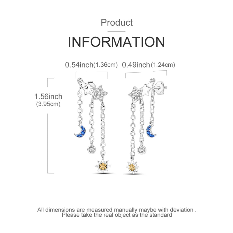Creole Argento 925 Sterling Zirconi | Orecchini Eleganti Ipoallergenici Regalo