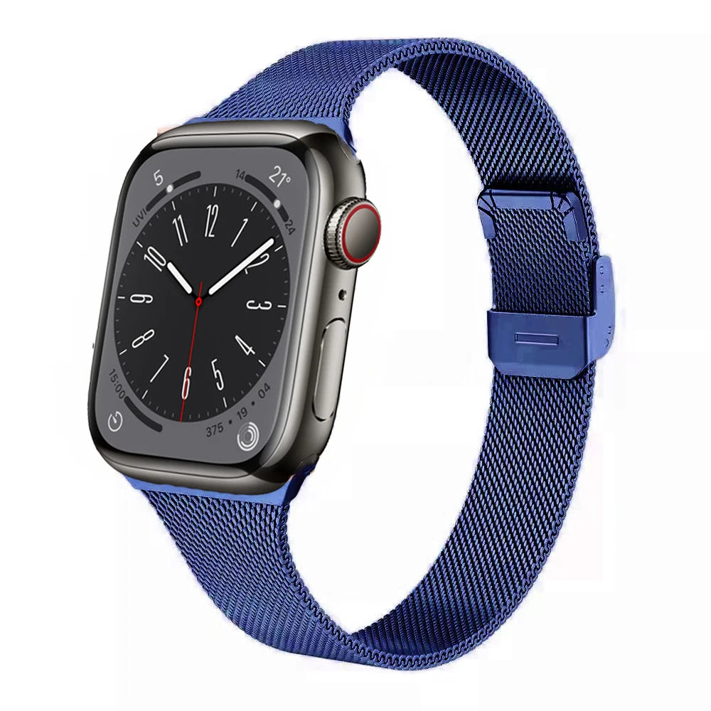 Milanese Armband für Apple Watch Series 9 8 7 6 5 4 3 SE Ultra Sport Band iWatch