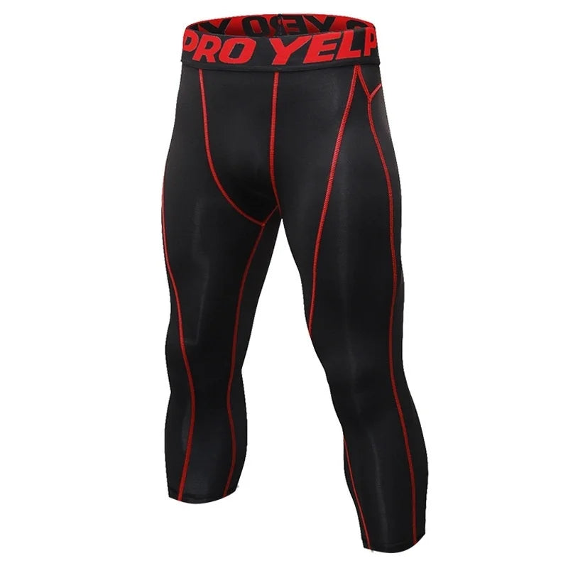 Herren Leggings Sporthose Jogginghose Trainingshose Lauf Hose Kompressionshose